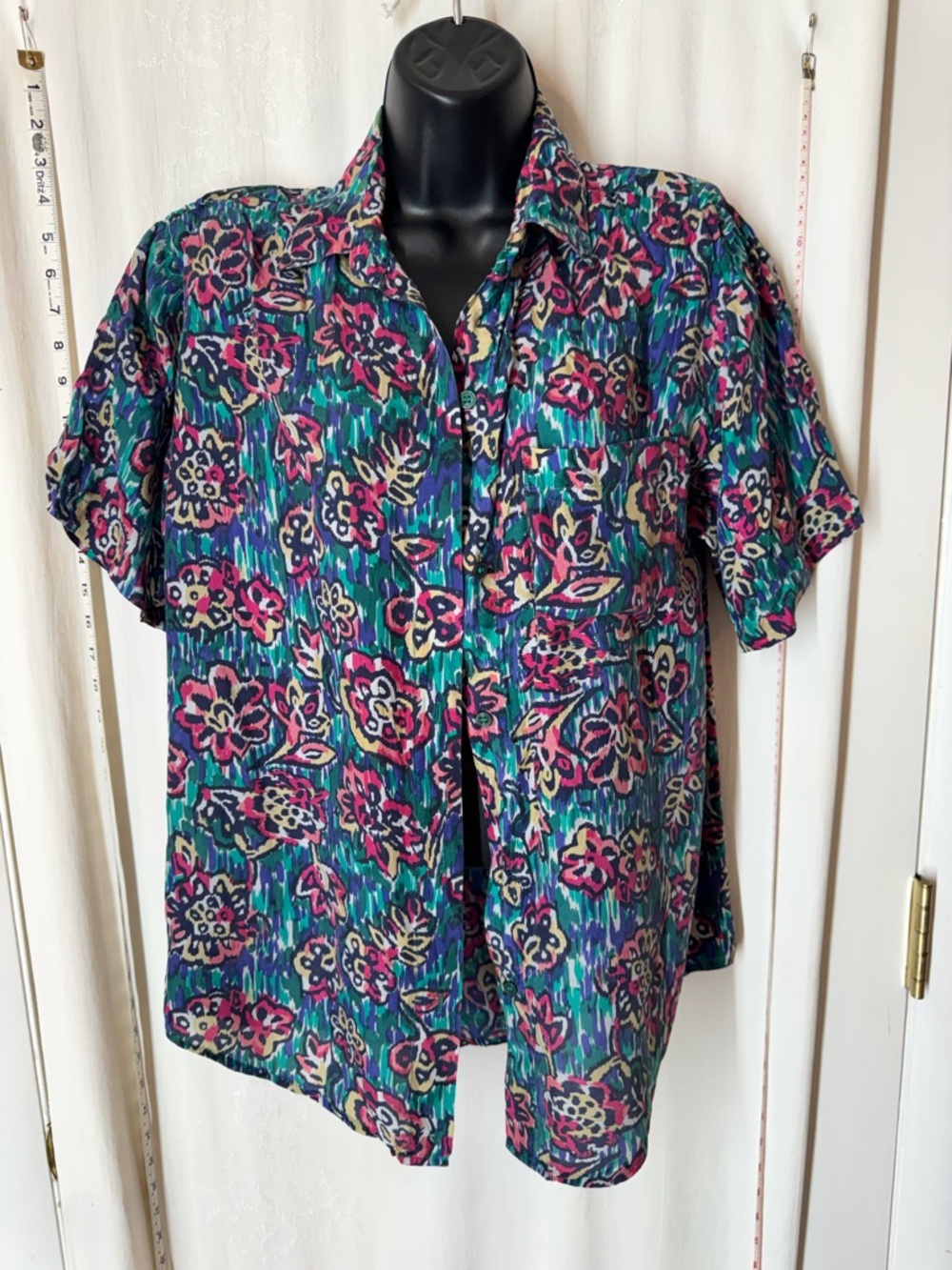 Vintage MWC Floral Silk Shirt